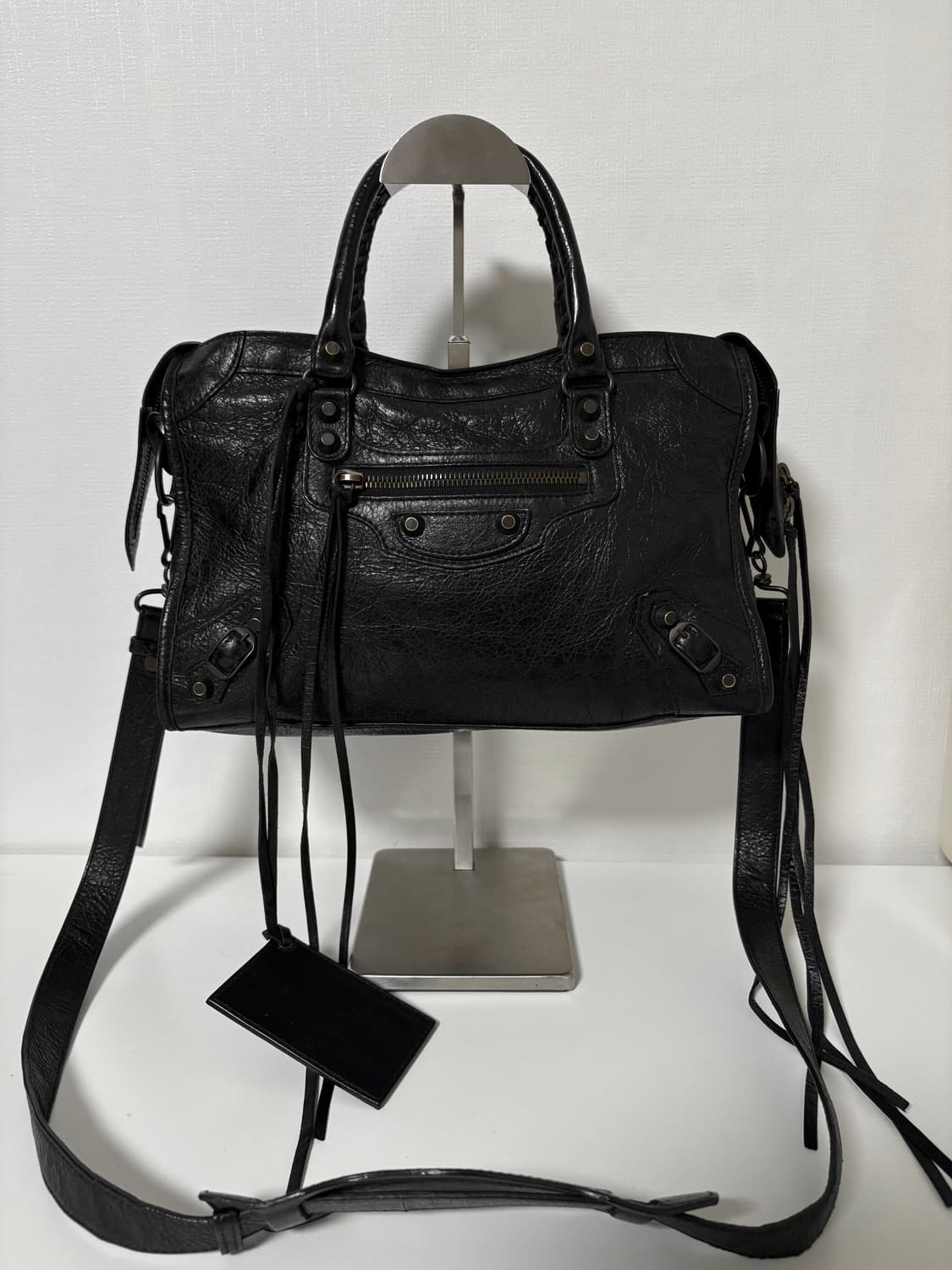 발렌시아가 시티 모터백 스몰 상품이미지1