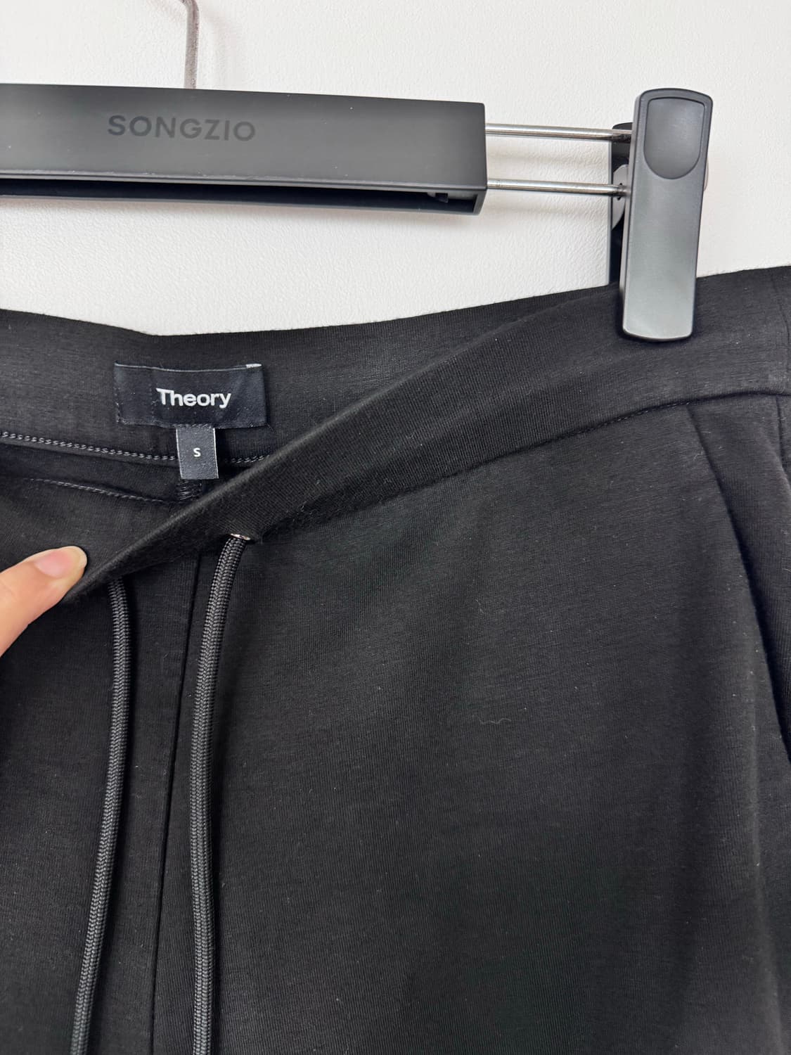 Theory 띠어리 블랙 트랙 팬츠 S 상품이미지1