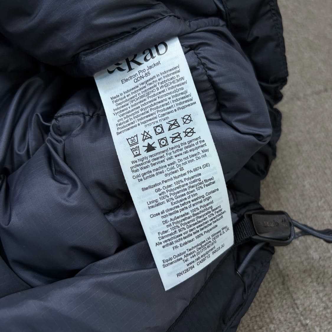 Rab 랩 일렉트론 다운 패딩 L 상품이미지5