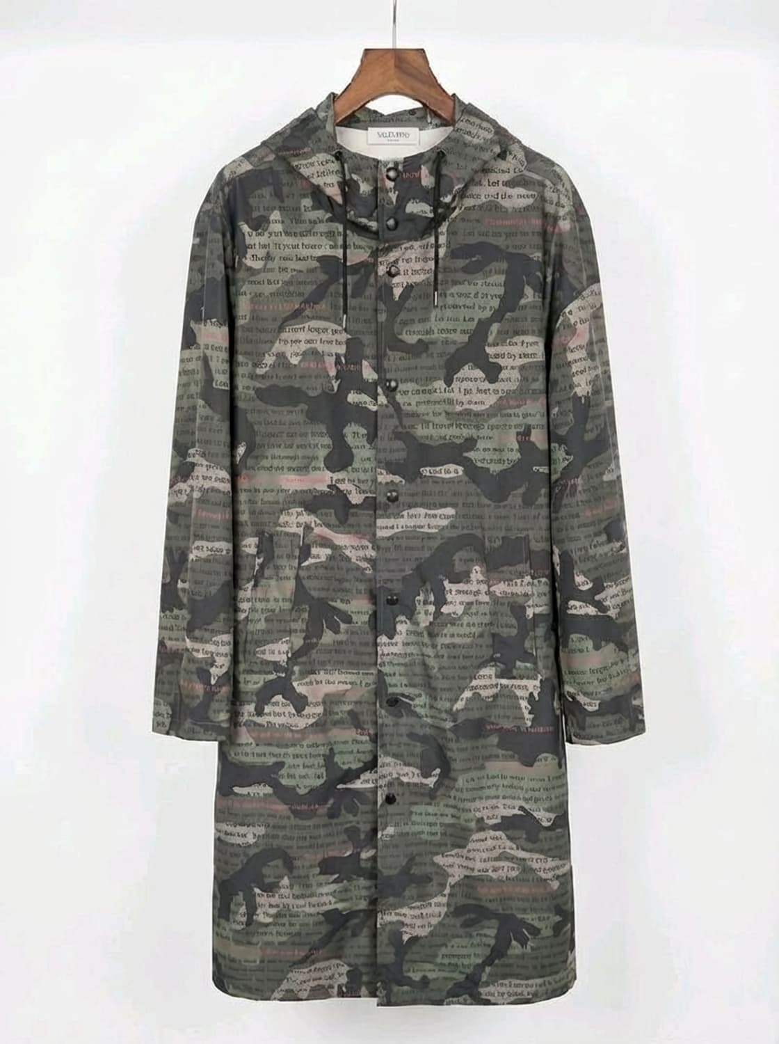 🔥 VALENTINO 발렌티노 정품 남성 카모플라주 후드 롱코트[48] 상품이미지2