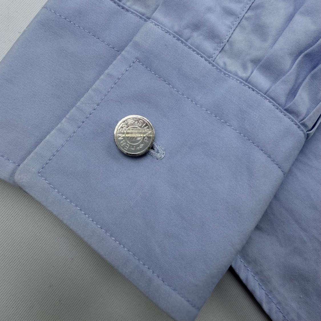 에르메스 블루 은장 셔츠 상품이미지5