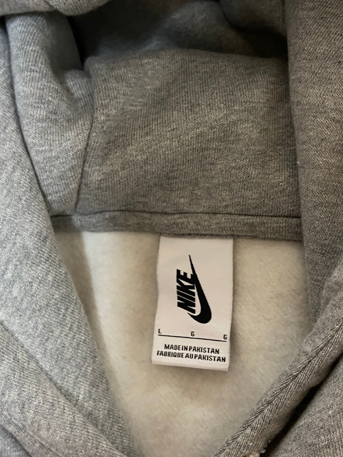 나이키 nrg 솔로스우시 후드 그레이 L (새상품) 상품이미지3