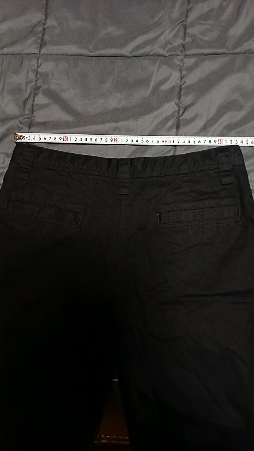 유니클로 와이드블랙팬츠 33인치 기장105 상품이미지6