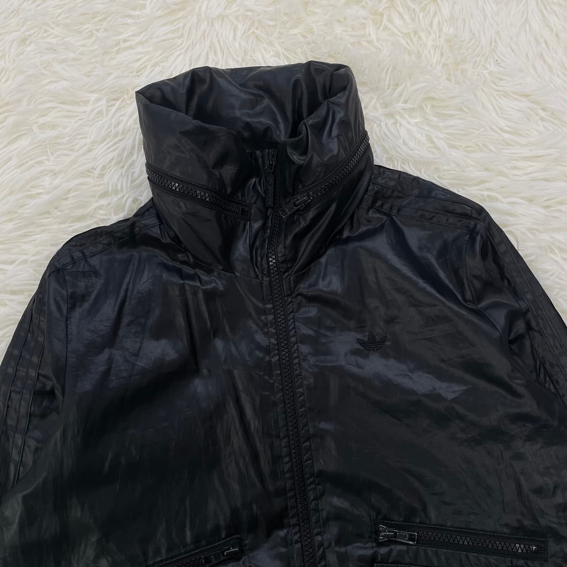 아디다스 바이커 윈드브레이커 자켓 블랙 상품이미지3
