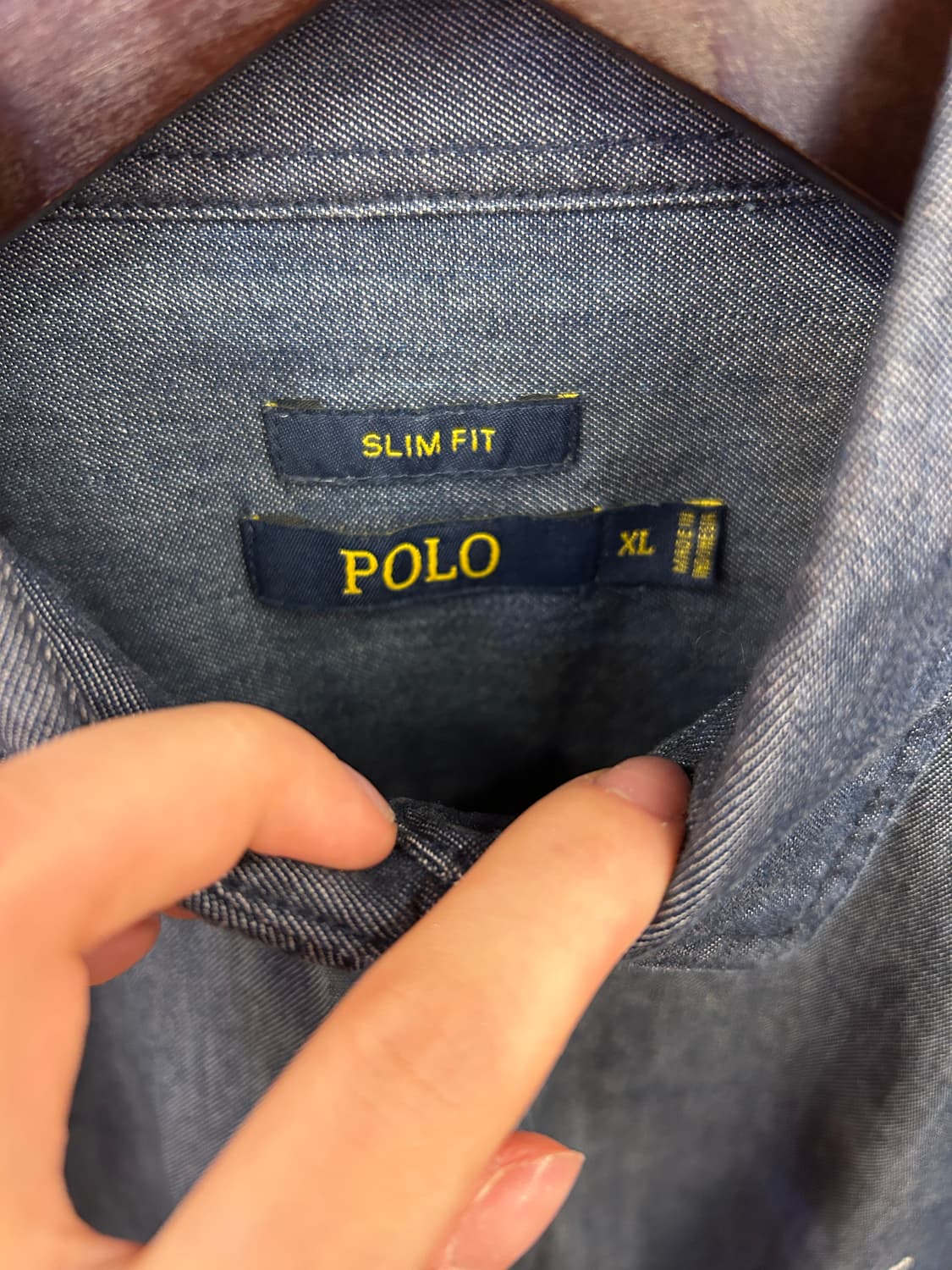 Polo Ralph Lauren 데님 셔츠 드레스 상품이미지4