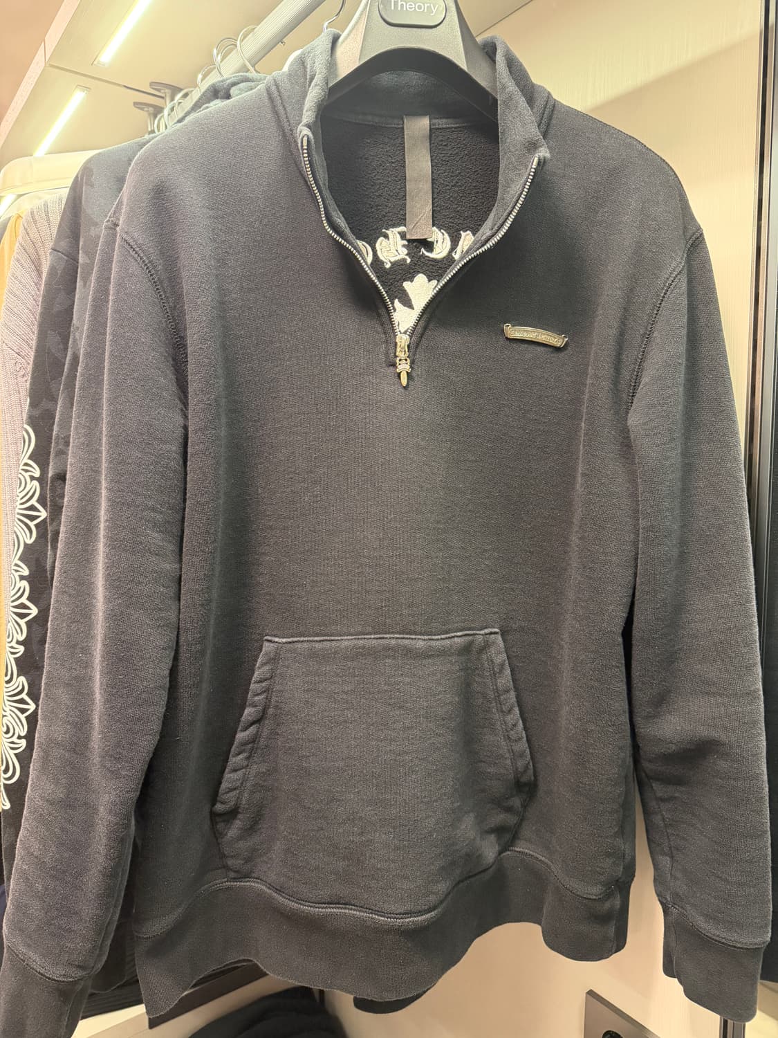 크롬하츠 세메터리 하프 집업 스웨트셔츠 L 상품이미지1