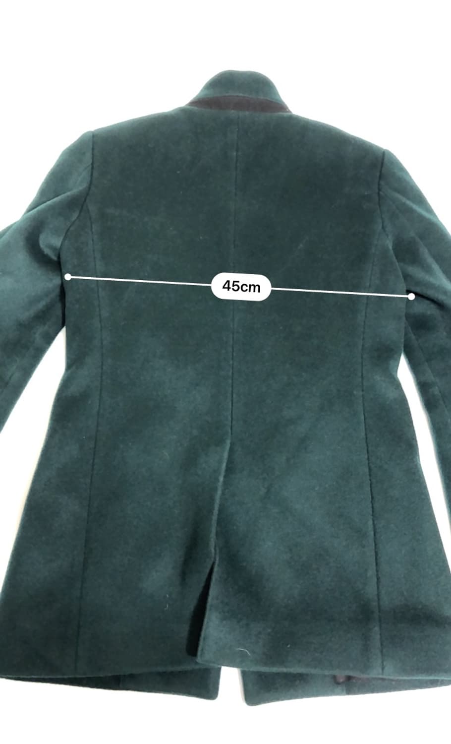 Time 타임 울 캐시미어 하프 코트 m 상품이미지10