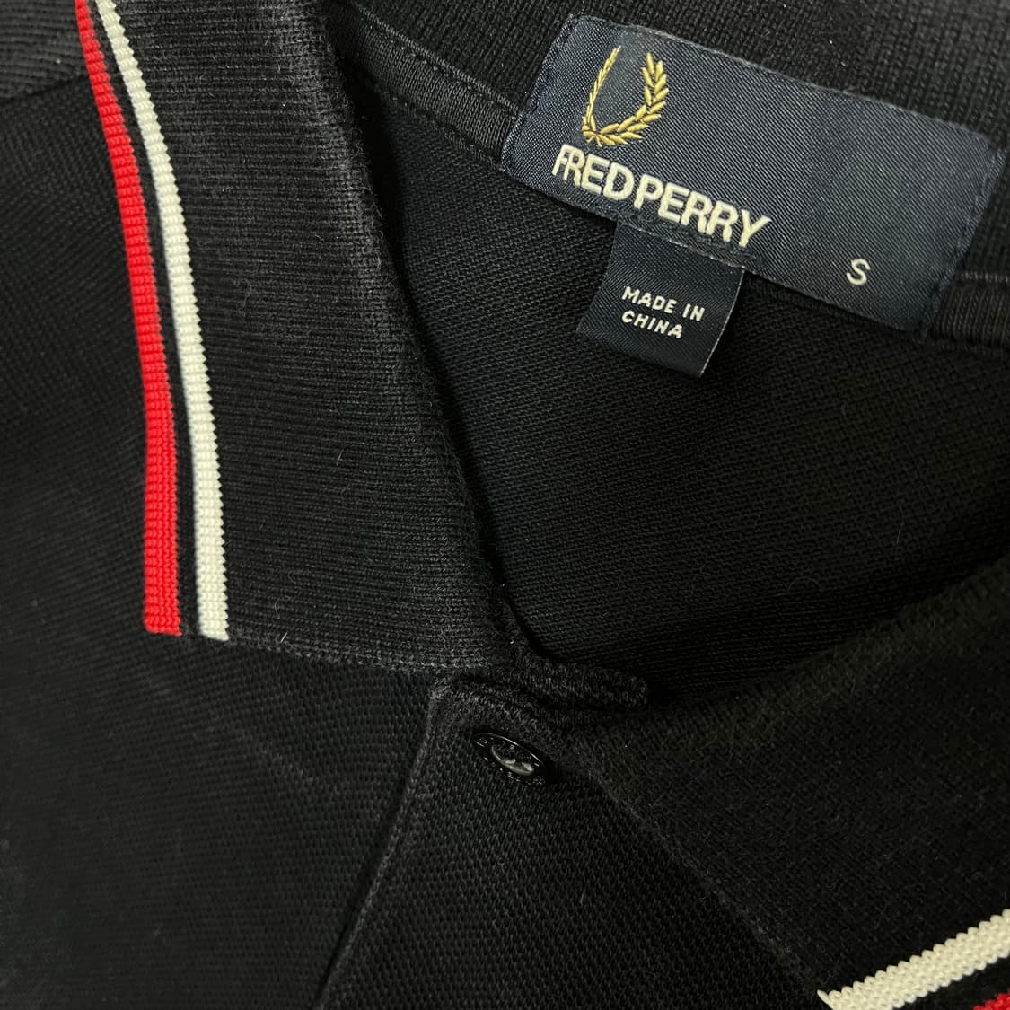 프레드페리 트윈 팁 반팔 카라티 S/90 상품이미지4