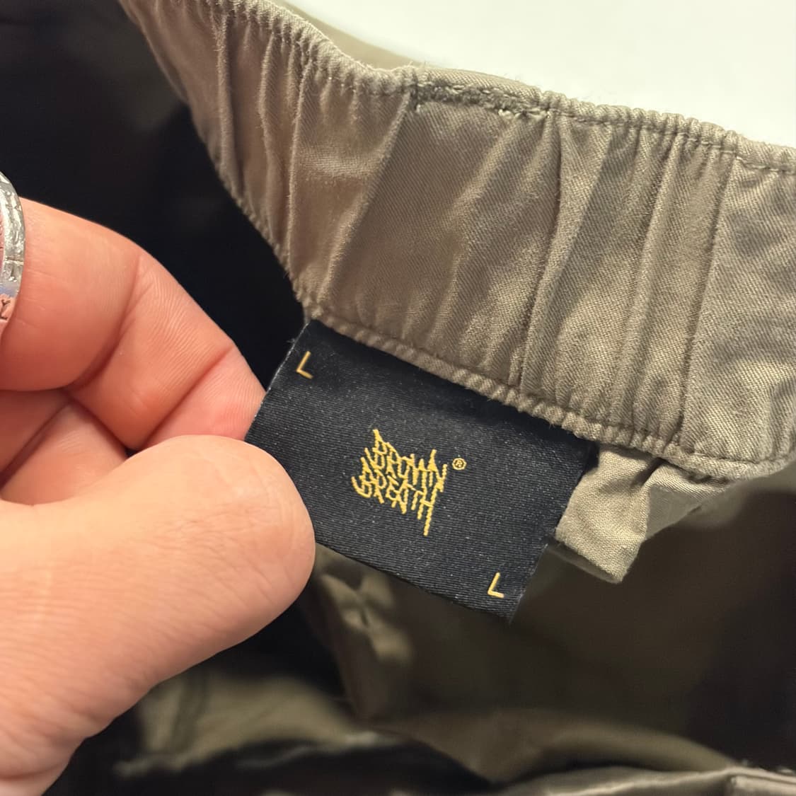 [L] 브라운브레스 카고 팬츠 카키 B990 상품이미지6