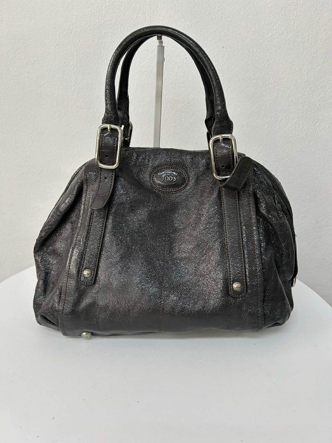 토즈 에나멜 가죽 보스톤 숄더 토트백 상품이미지1