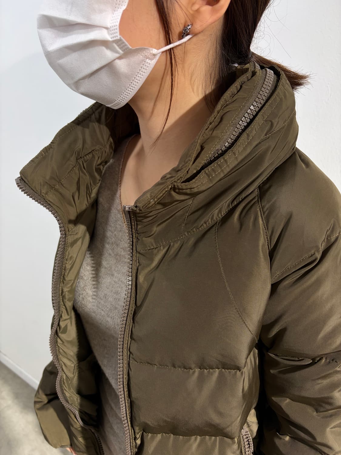 g.o.a  고아 숏 다운 패딩 상품이미지3