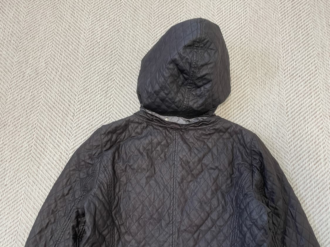 빈티지 다이아몬드 퀼팅 멀티포켓 후드 자켓  J03950 상품이미지6