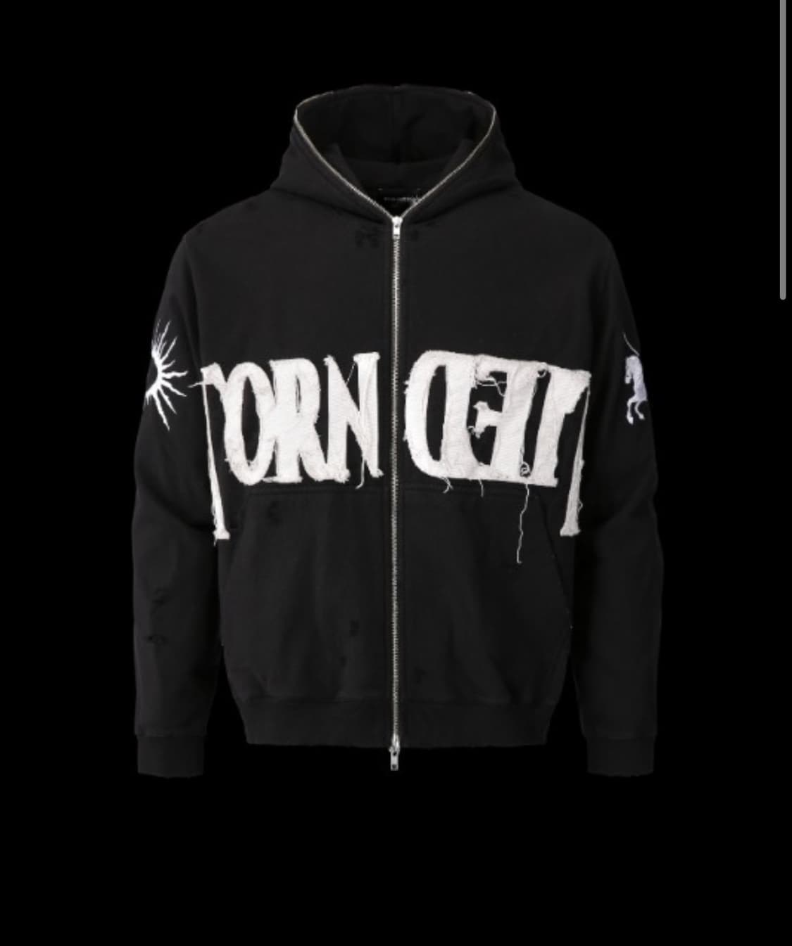 tornortied 후드 집업 3사이즈 상품이미지1