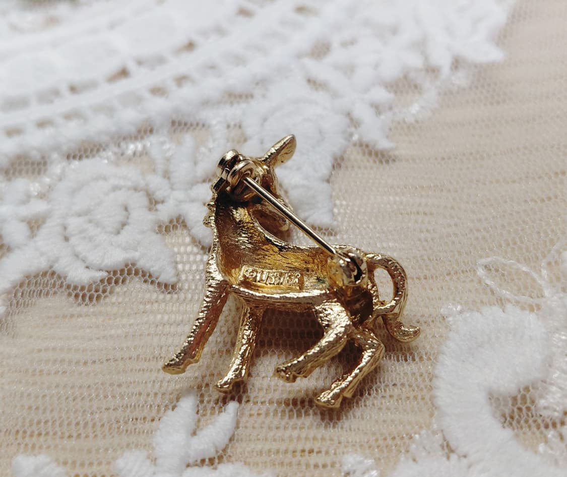 Vintage lisner사의 당나귀 브로치 상품이미지3