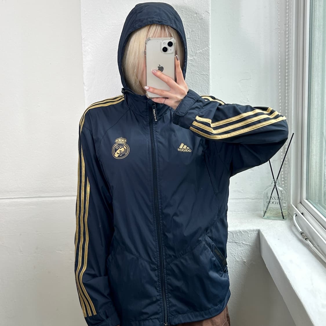 아디다스 삼선 레알마드리드 바람막이 상품이미지2