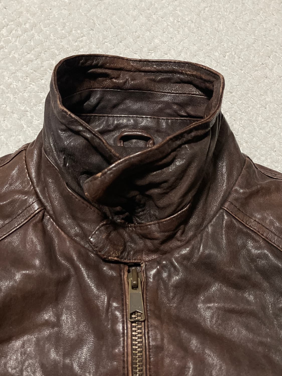 [48] PULF FICTION 레더파크 웨스턴 무드 양가죽 레더 자켓 상품이미지5