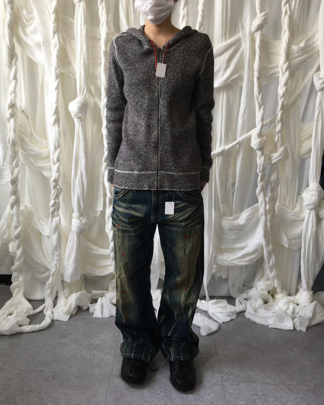 Gap ribbed hood zip up 상품이미지6
