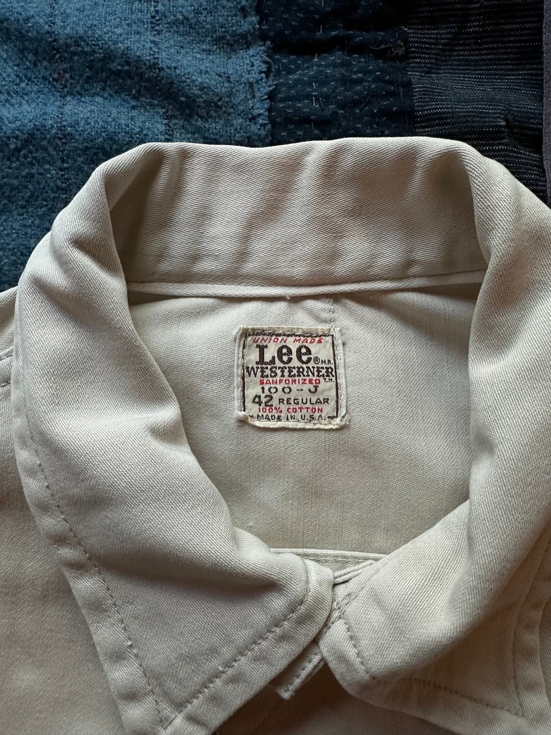 60s USA LEE 100J White Westerner Jacket 상품이미지5