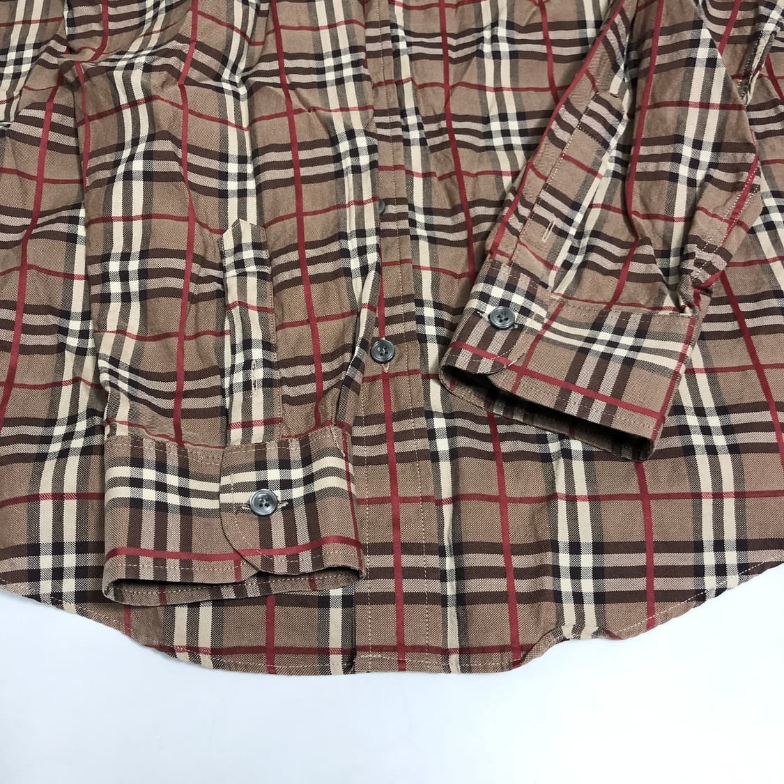 버버리 체크 셔츠 M 상품이미지7