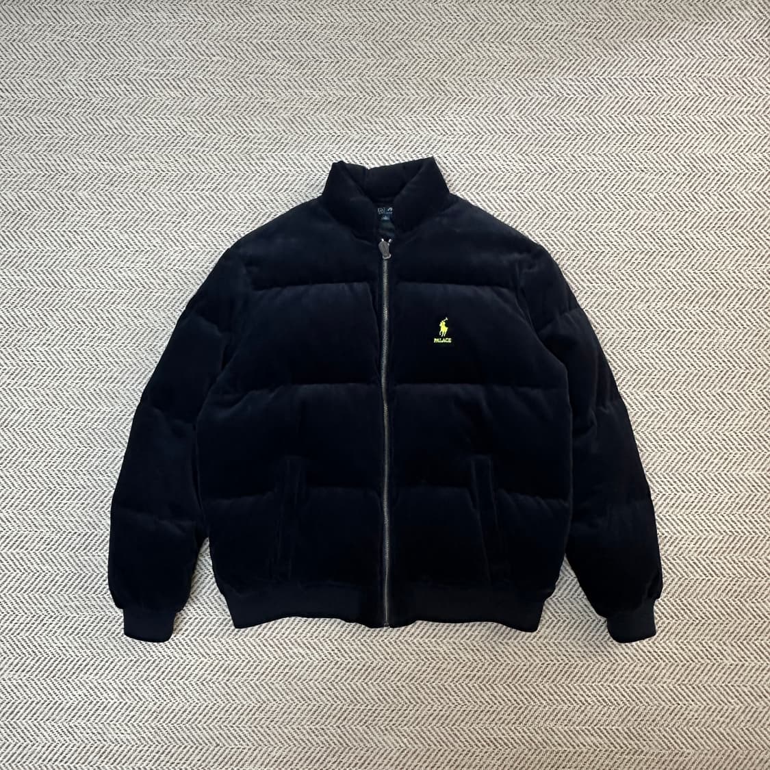POLO X PALACE corduroy down jacket navy 상품이미지1