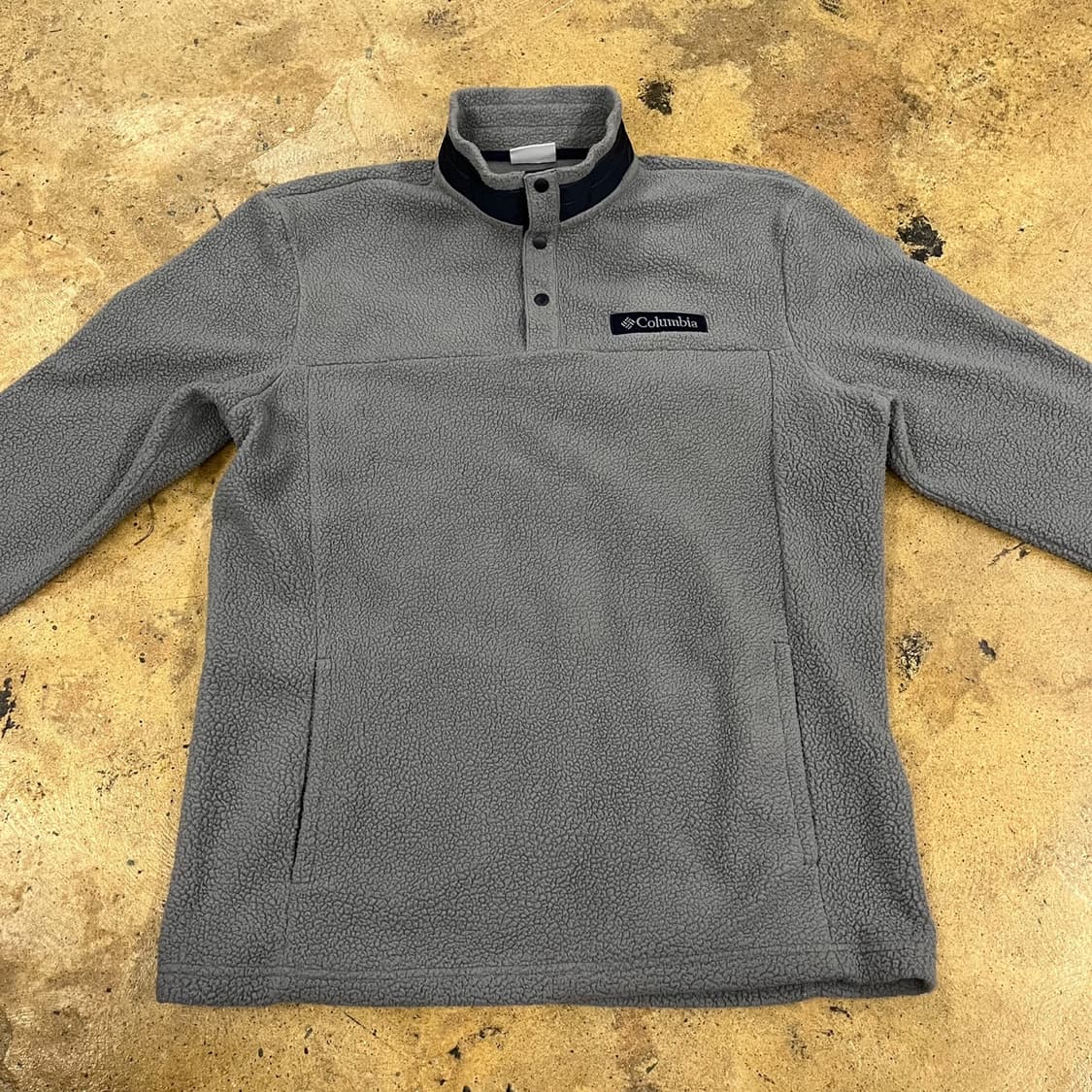 [정품/XL] 컬럼비아 플리스 풀오버 회색 b18 상품이미지3