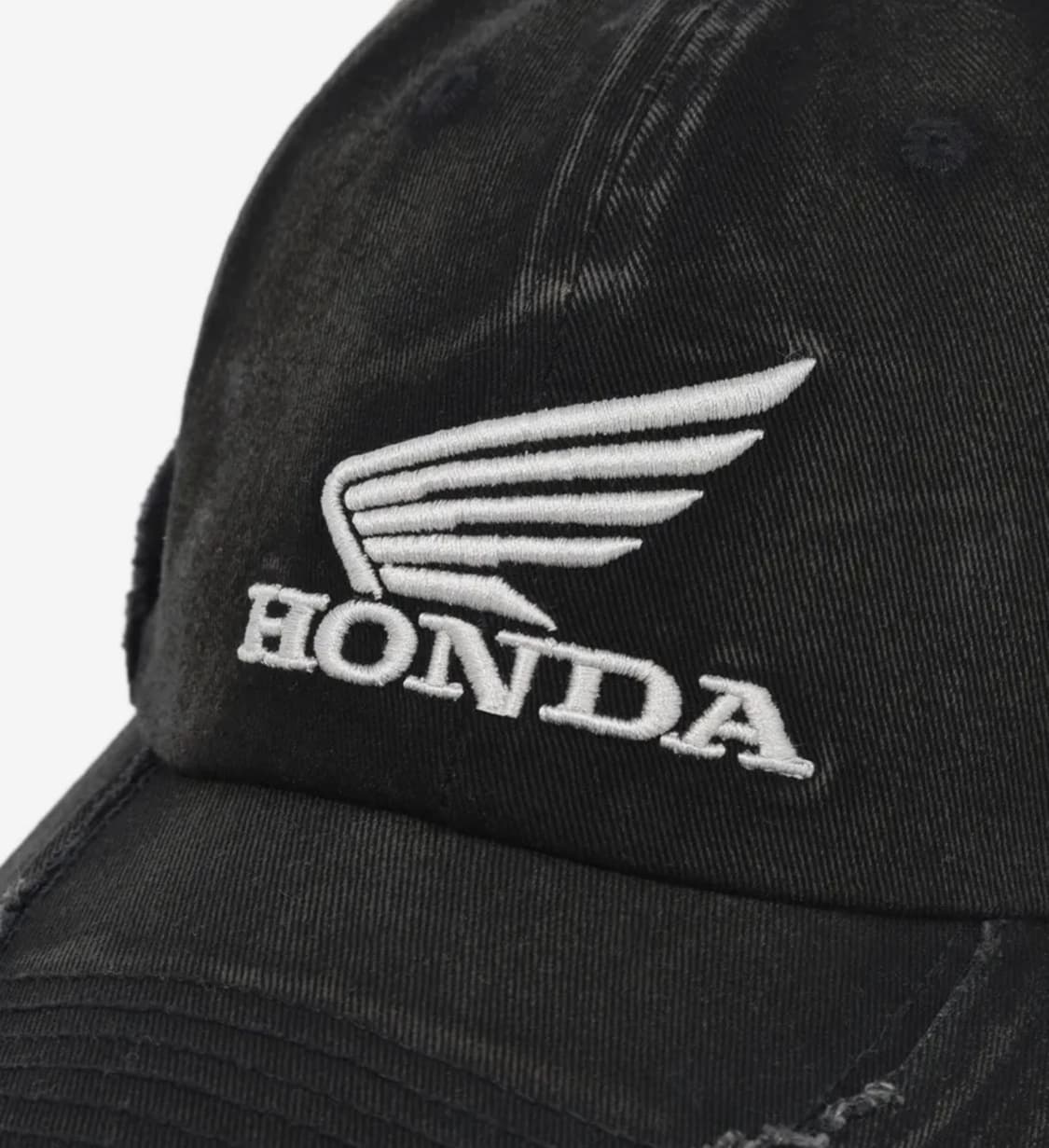 [Honda] 혼다 vintage cutoff cap(black) 상품이미지4