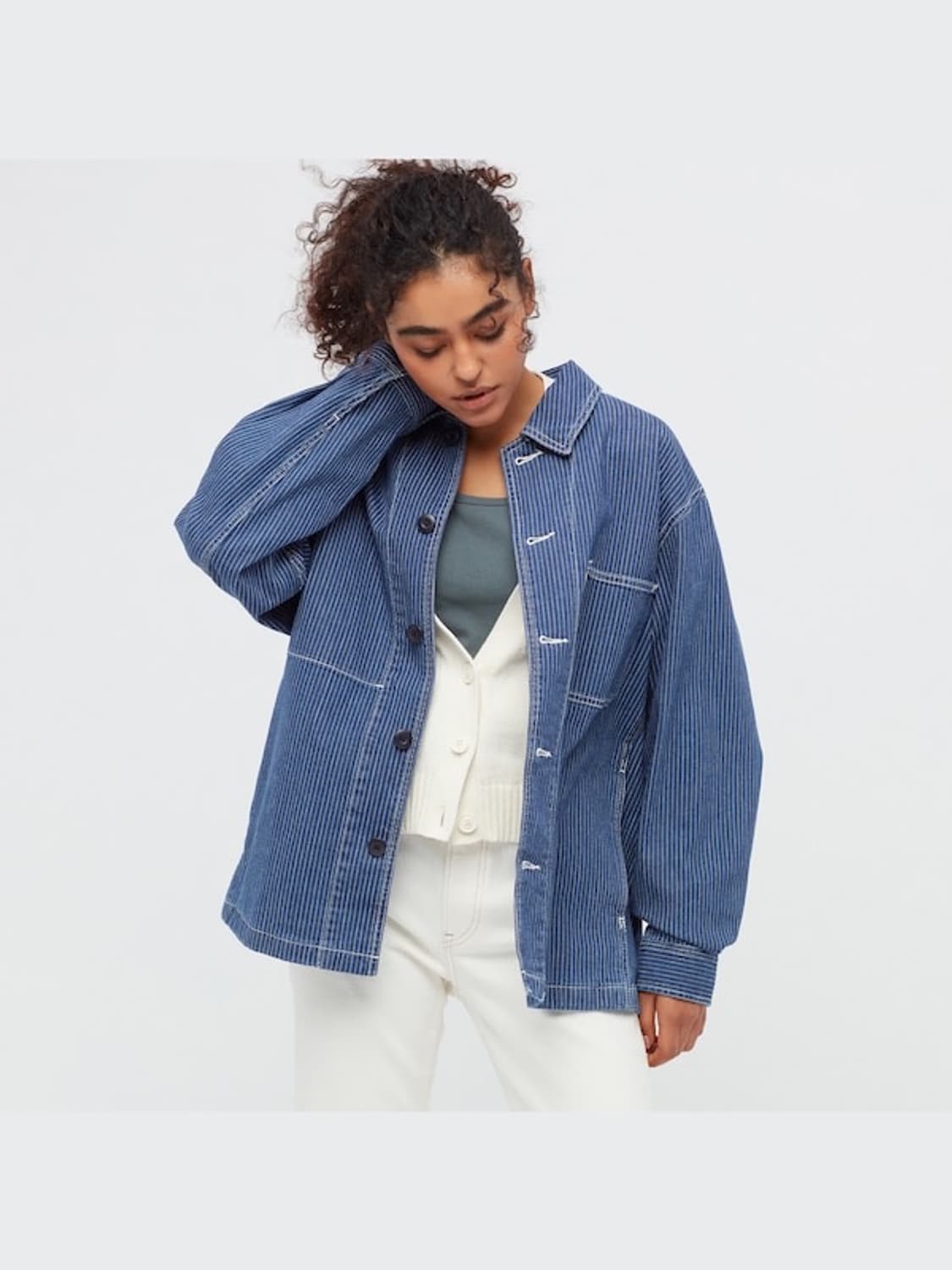 유니클로 워크웨어 히코리 자켓 L (103) 상품이미지1