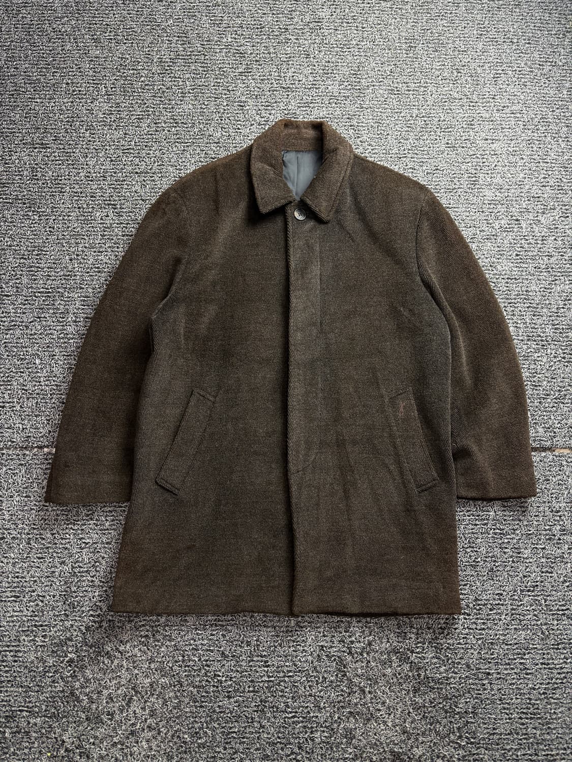 00s YSL 입생로랑 트윌 울 혼방 하프코트 2620 상품이미지2