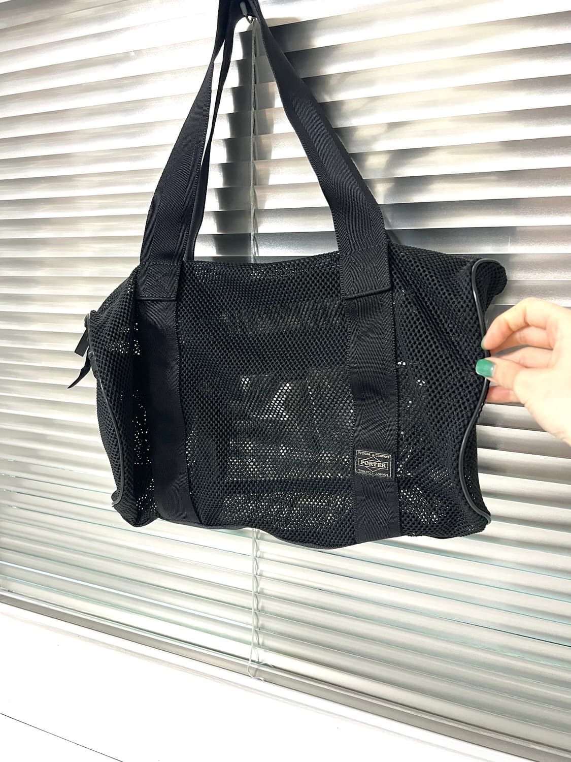PORTER-MESH BOSTON BAG(Black) 상품이미지6
