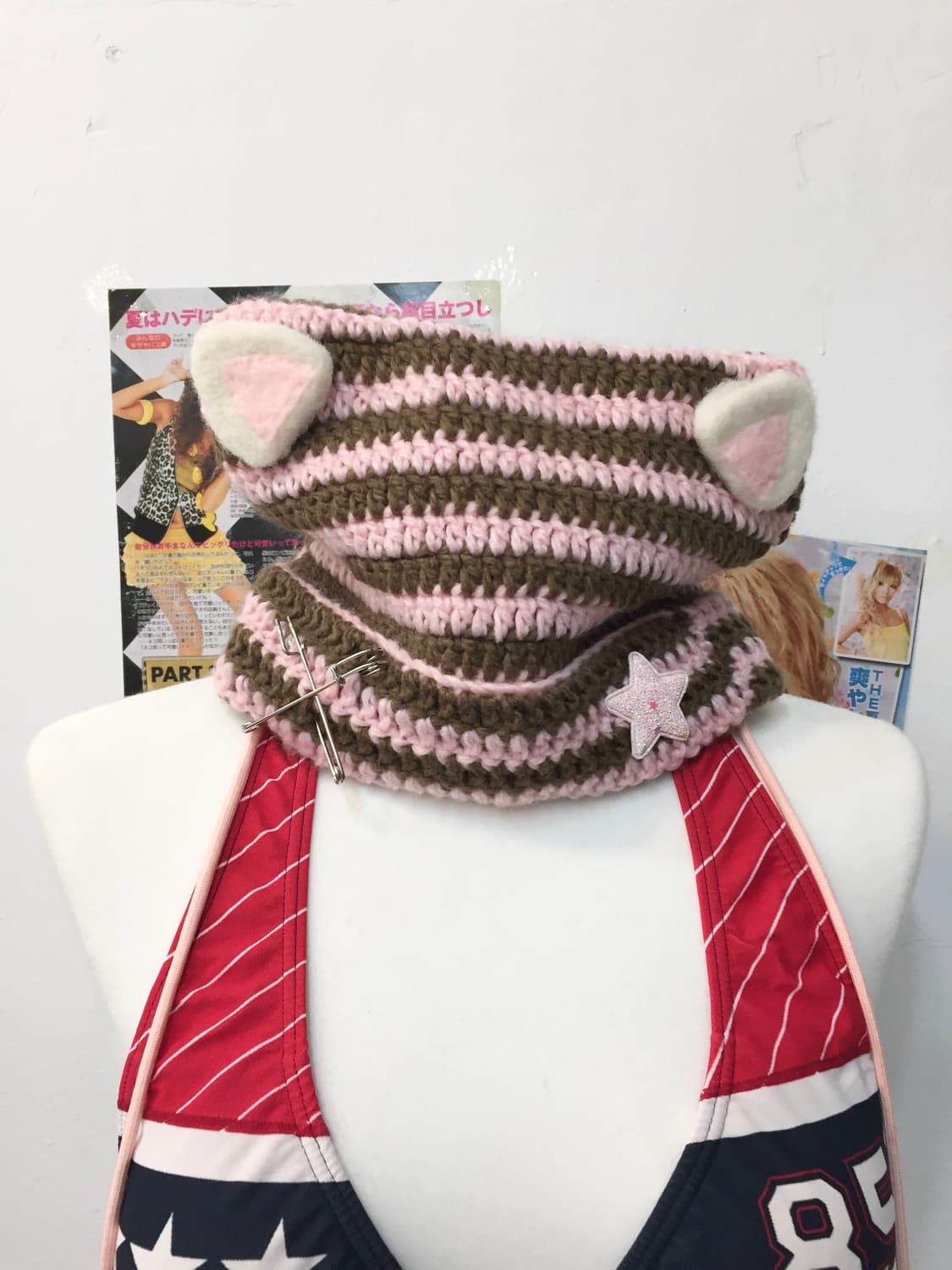 왕방울 고양이 비니 상품이미지2