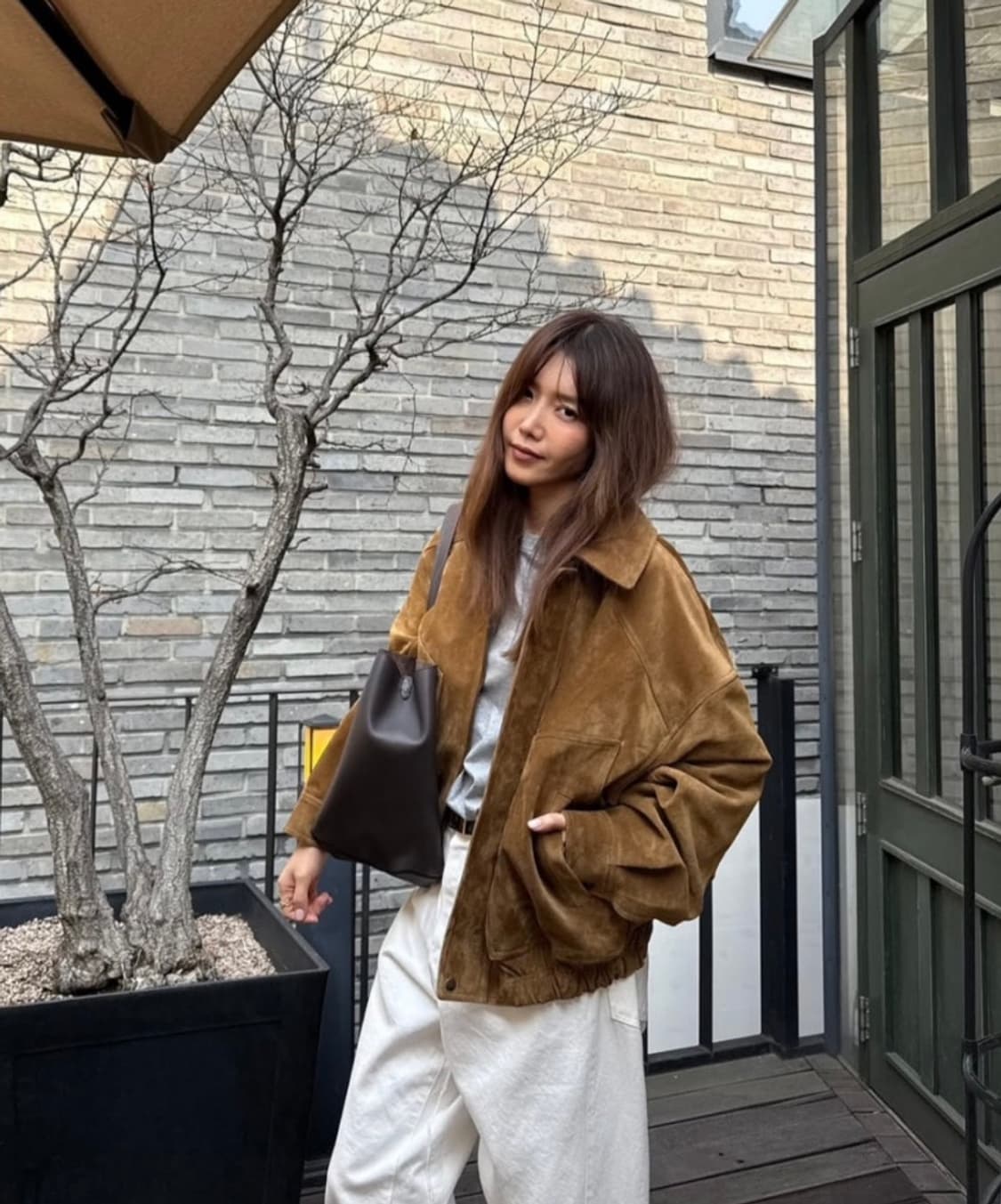 생로랑 스웨이드 자켓 채정안 자켓 새제품 34 사이즈 상품이미지4