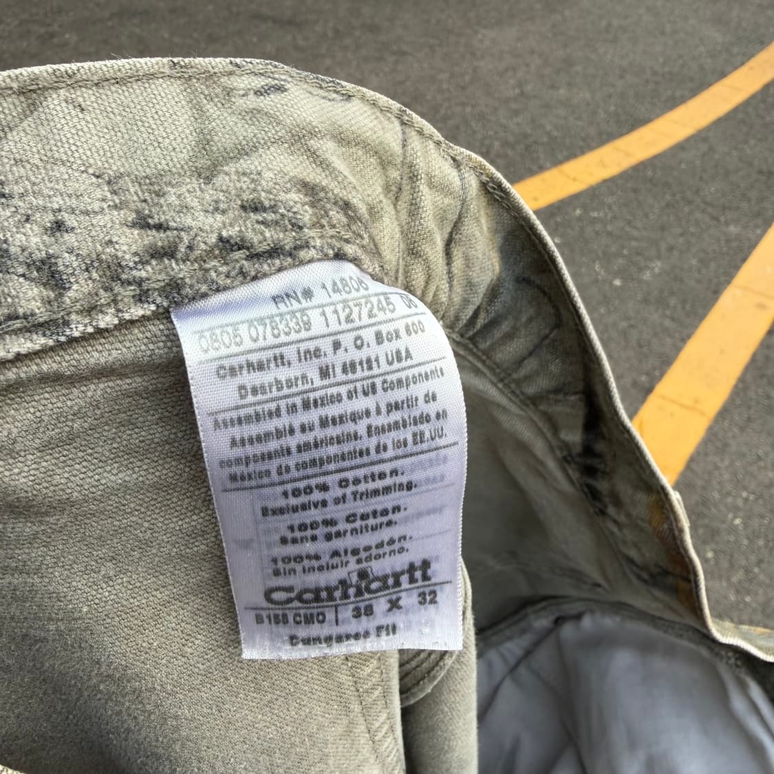 00s 빈티지 칼하트 리얼트리 싱글니 B158 CMO 상품이미지10