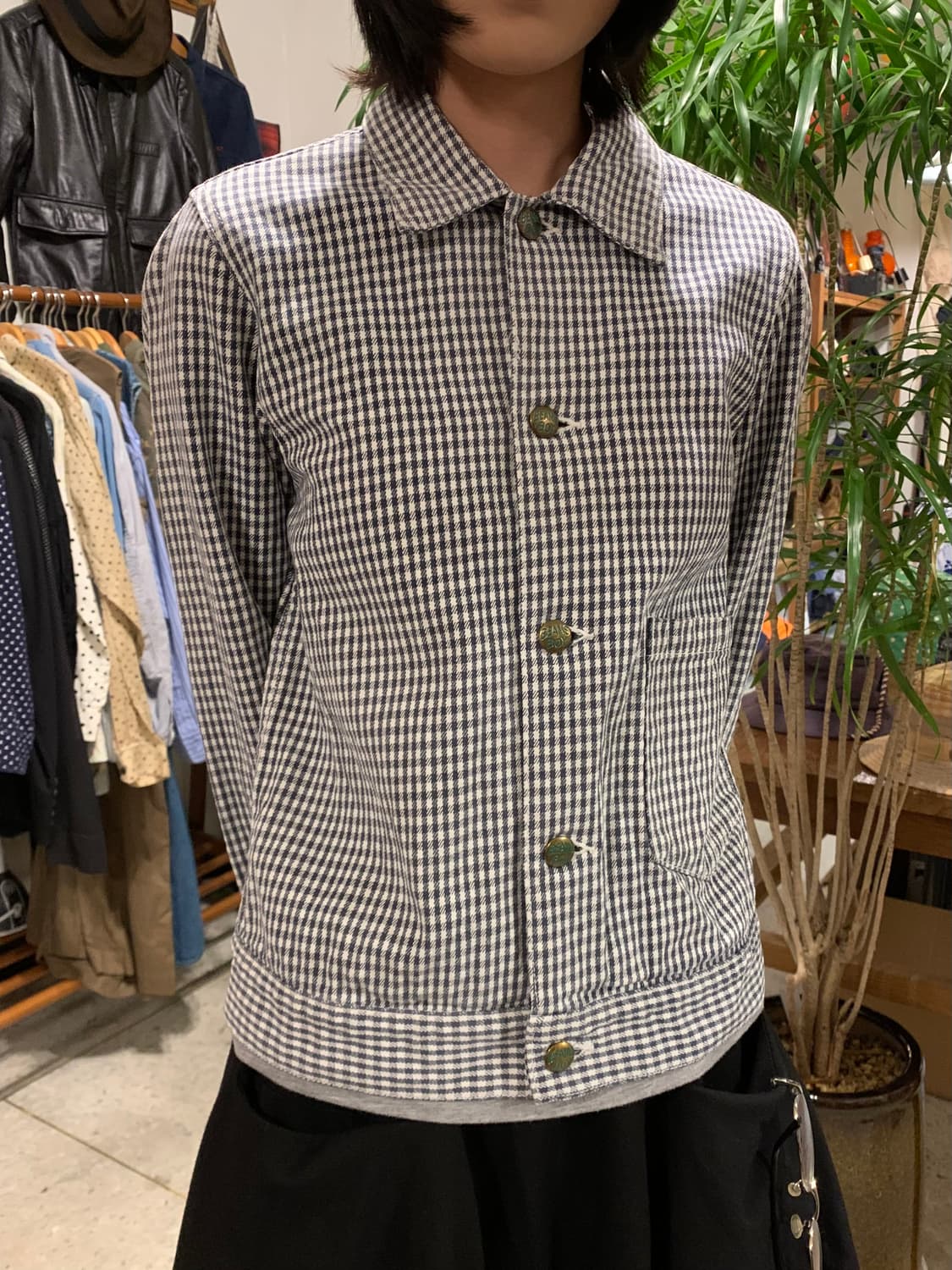 빔즈보이 깅엄체크 자켓 상품이미지3