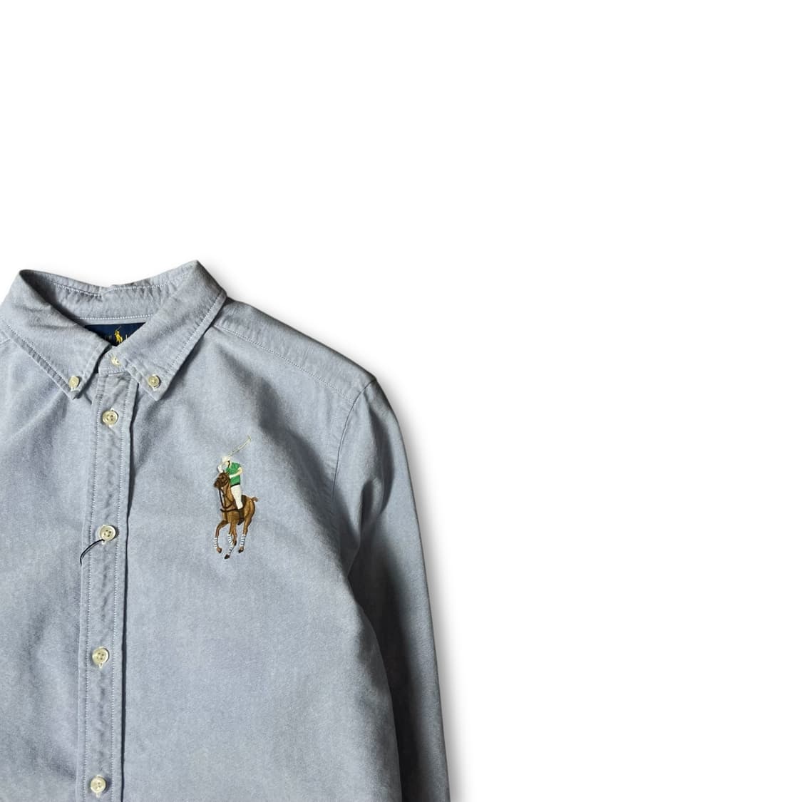 폴로랄프로렌 스카이블루 빅포니 긴팔 셔츠 XL  상품이미지2