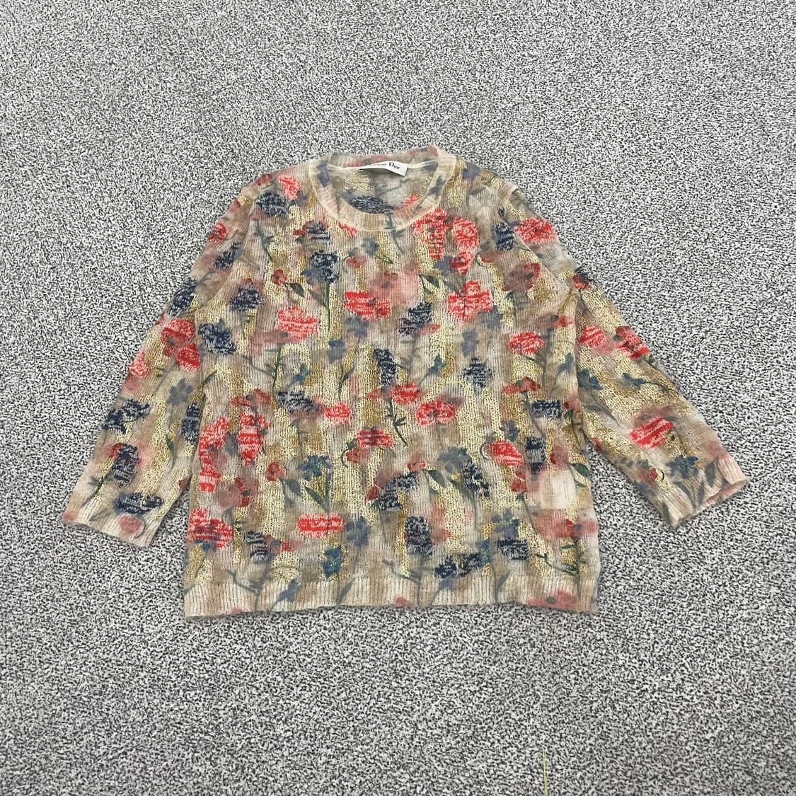 크리스찬 디올 빈티지 플라워 니트 0105HS1 상품이미지1