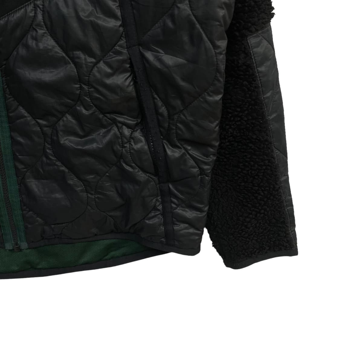나이키 헤리티지 블랙 그린 후리스 자켓 상품이미지4