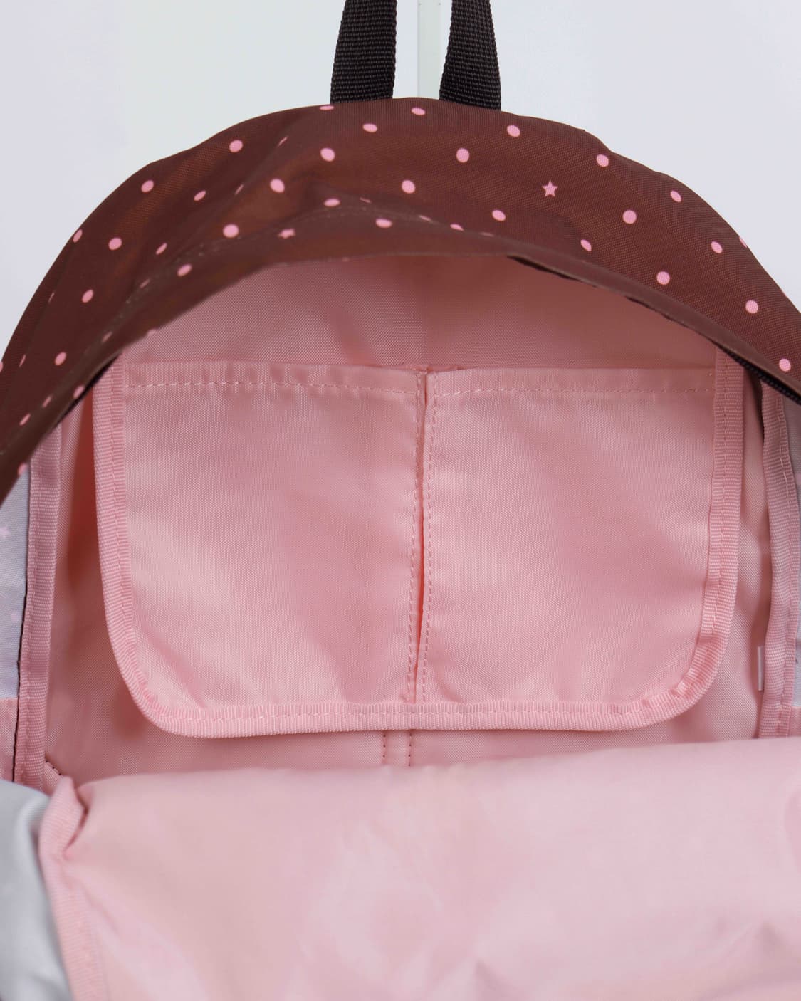 [OLIVE des OLIVE] 핑크 브라운 폴카도트 백팩 상품이미지6