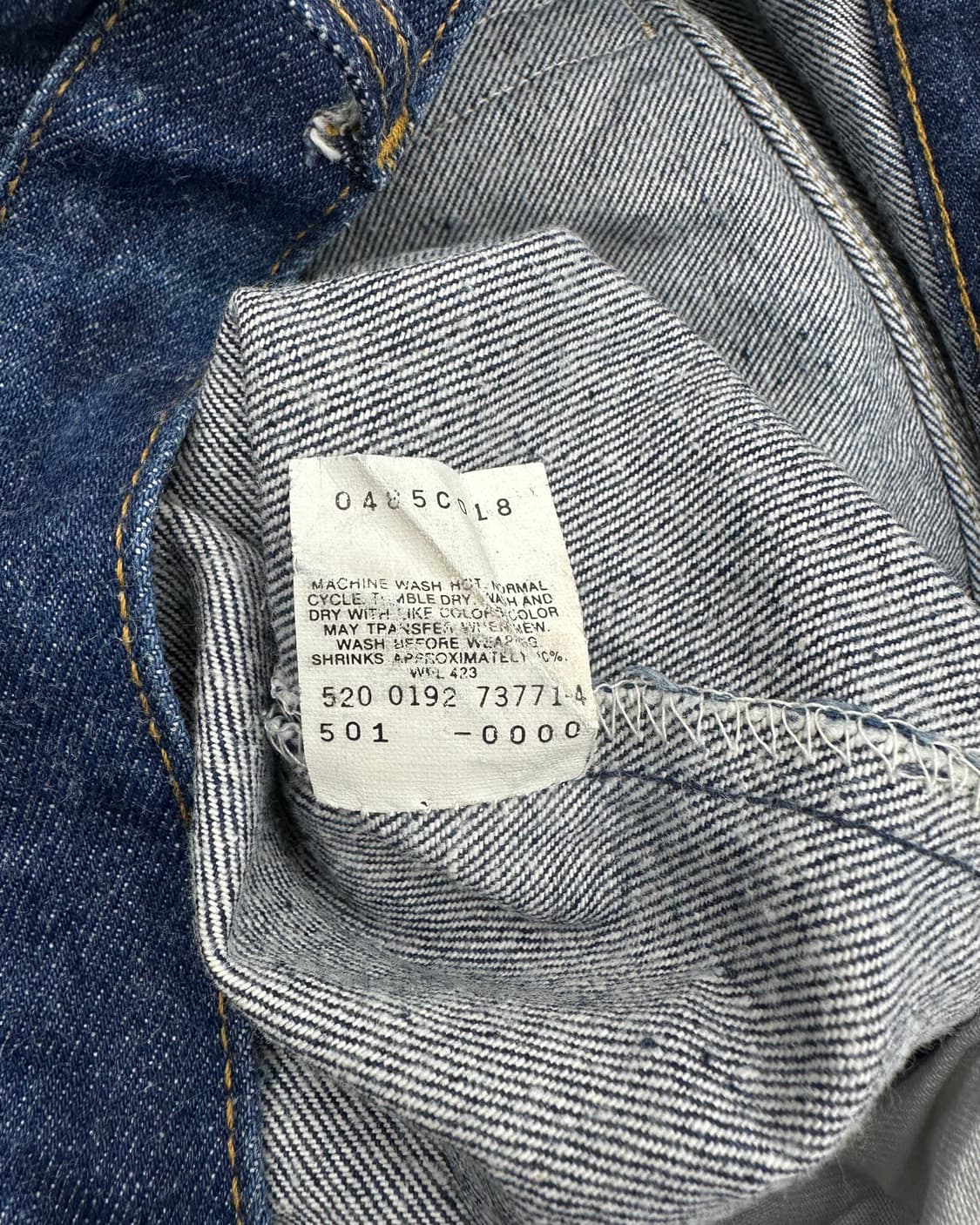 (허단44)90'S 리바이스 USA 501XX-M1128 상품이미지5