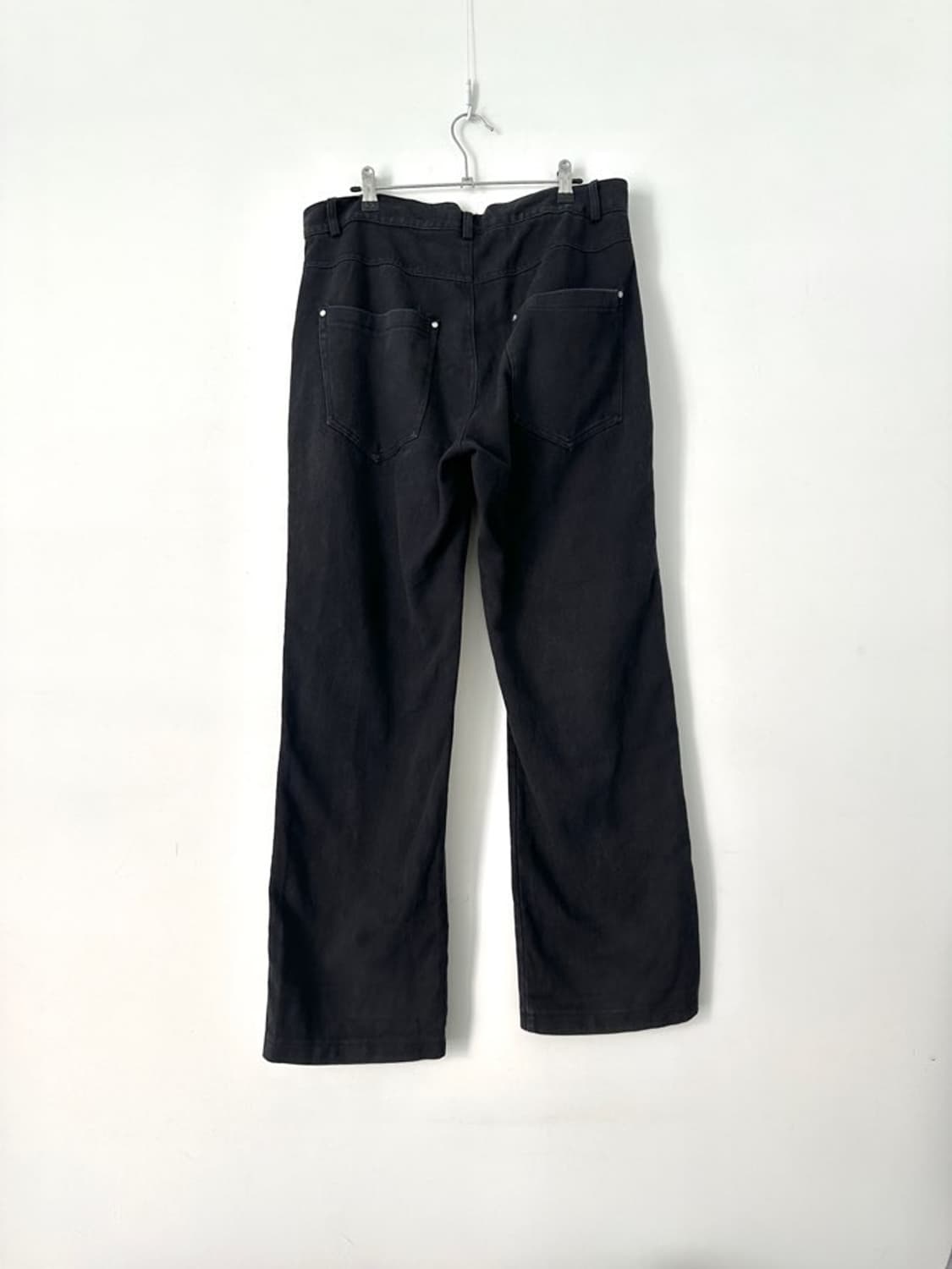 Square stud point pants / black 상품이미지4