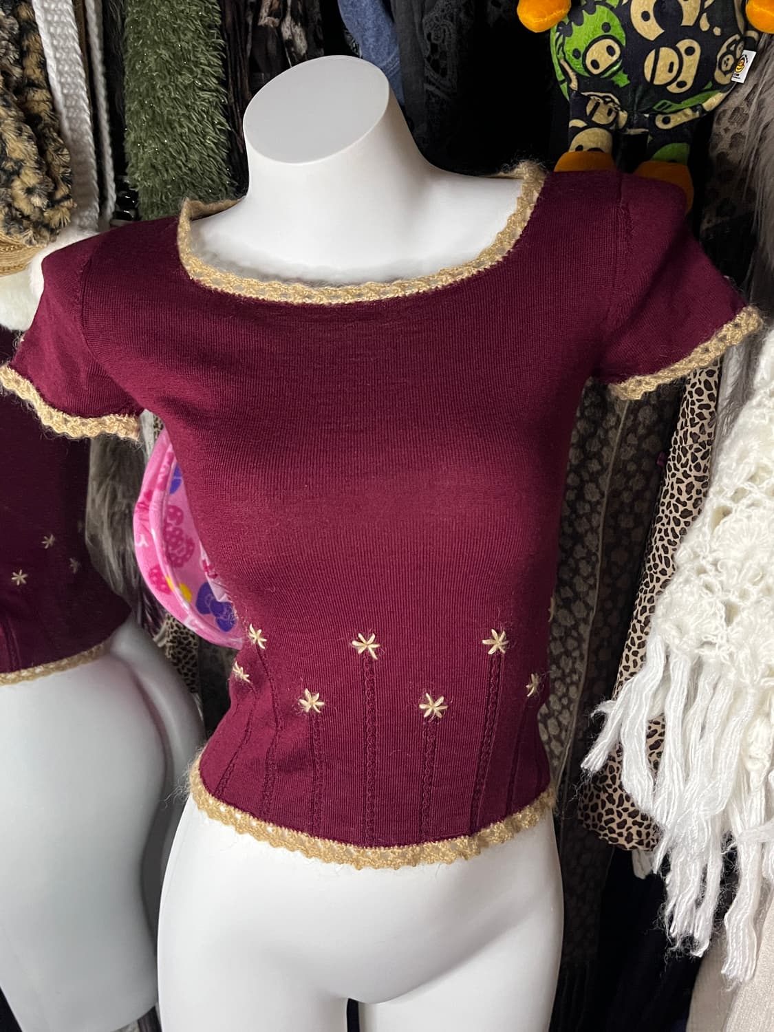 모리 jpn 레이스 니트 탑 상품이미지1