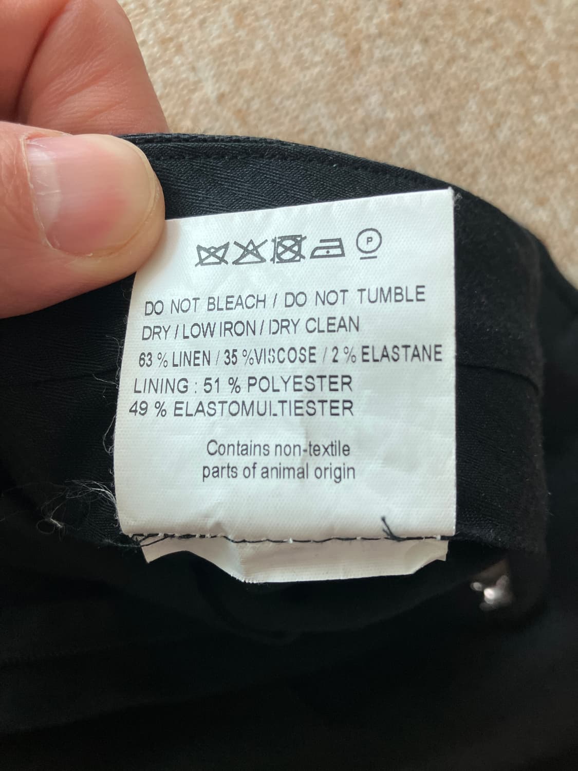 자크뮈스 jacquemus 블랙 슬랙스 팬츠 48 상품이미지4