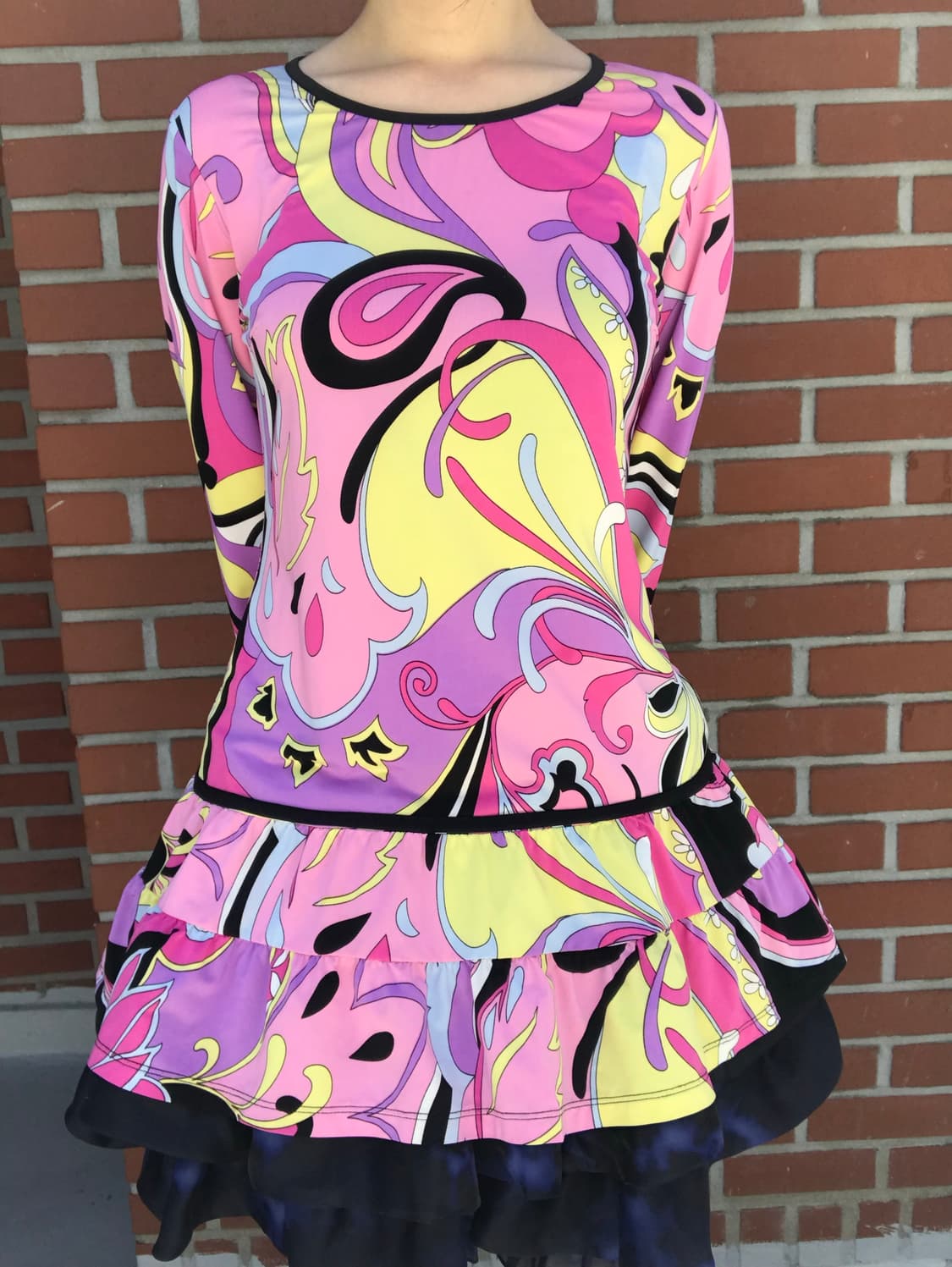 vintage paisley pattern frill top 상품이미지6