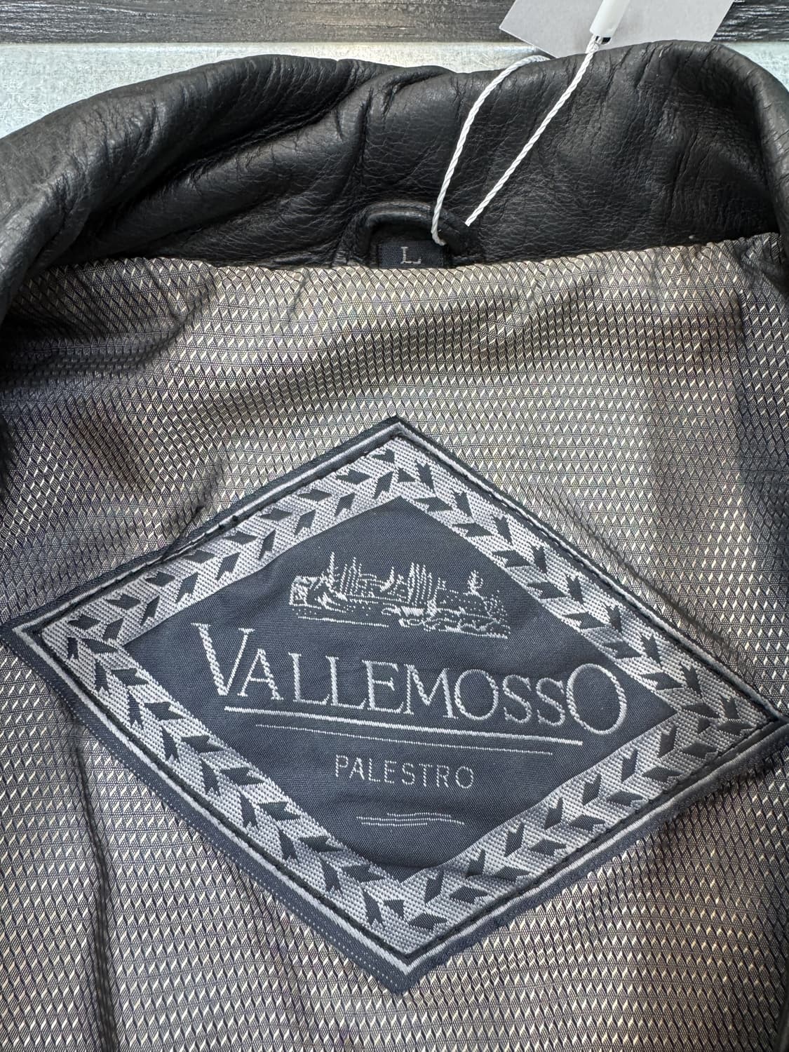 발레모쏘 90s 레더 사파리 자켓 상품이미지4