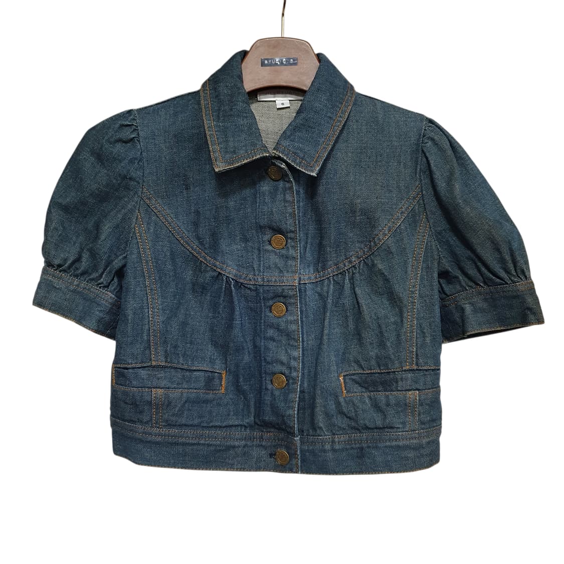 빈티지 질스튜어트 데님 퍼프슬리브 볼레로 모리걸 y2k 라떼갸루 상품이미지5
