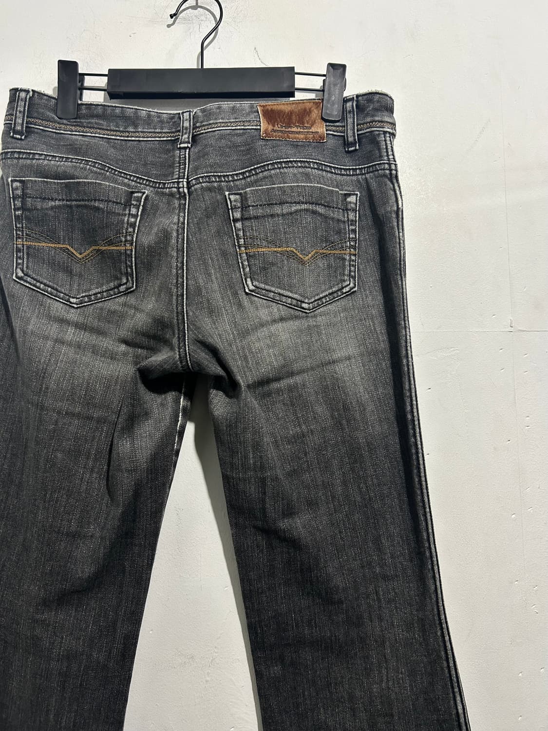 빈티지 흑청 워싱 부츠컷 팬츠 상품이미지9