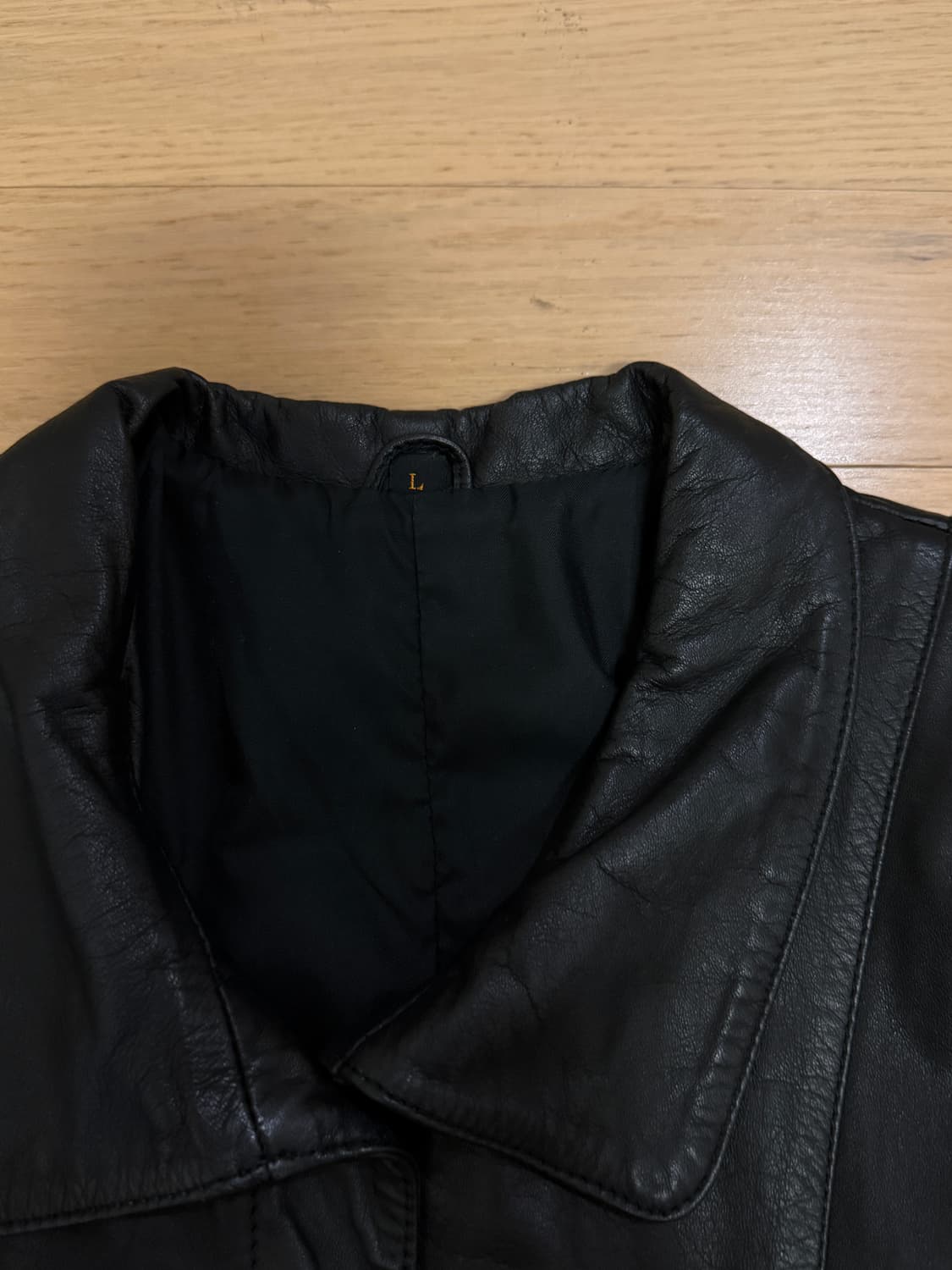 빈티지 레더 블루종 상품이미지2