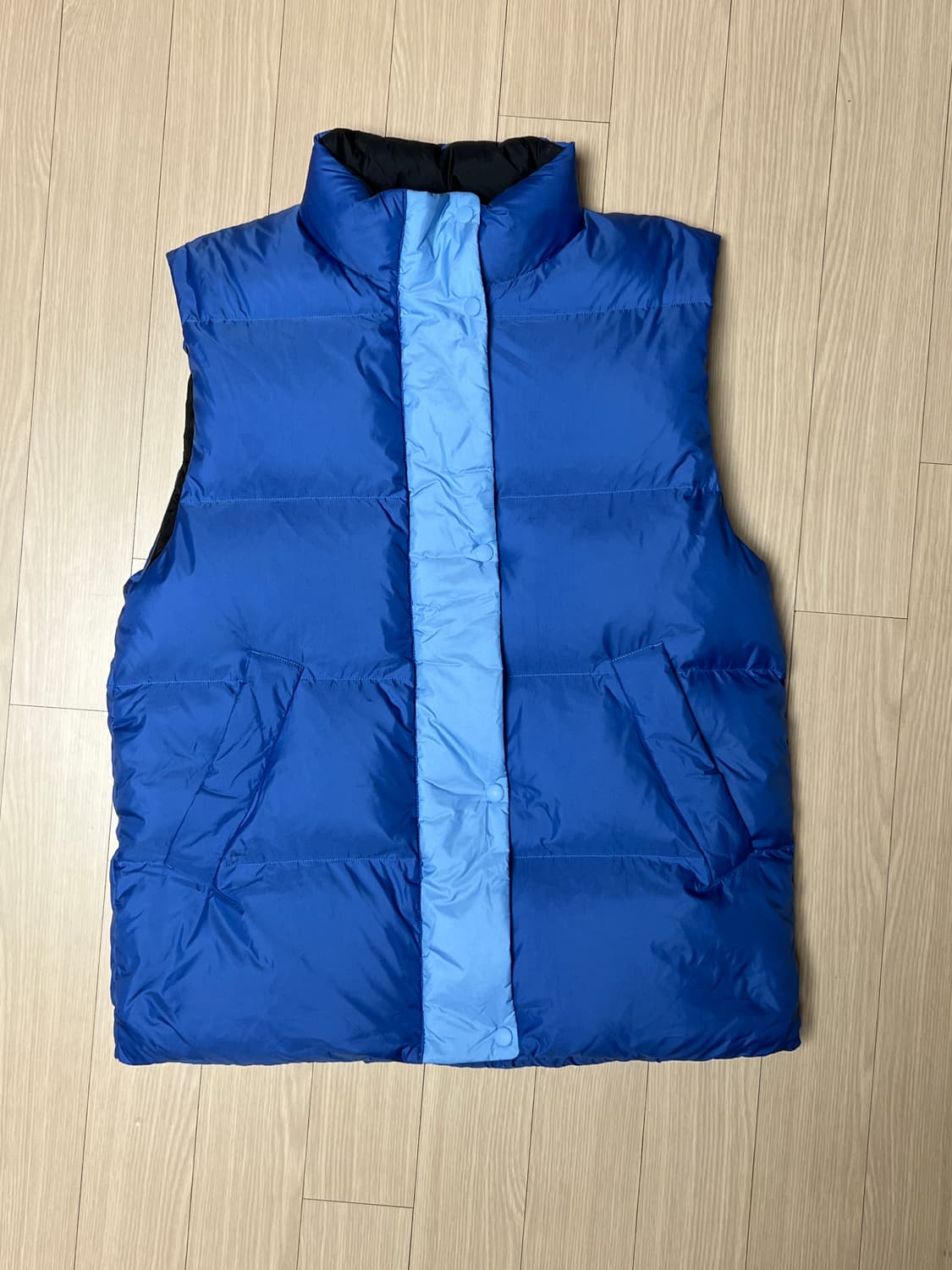 유니클로 마르니 패딩 조끼 S 블루 상품이미지1