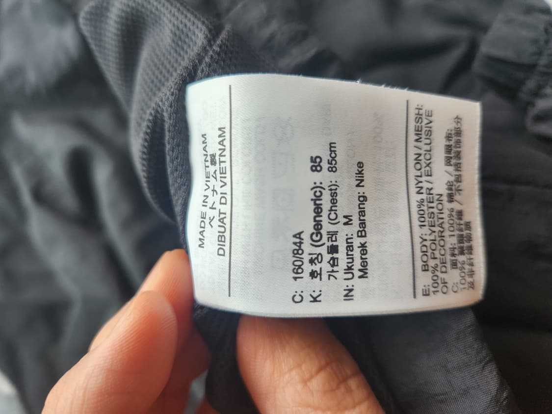 나이키 크롭 아노락 바람막이 M 상품이미지3