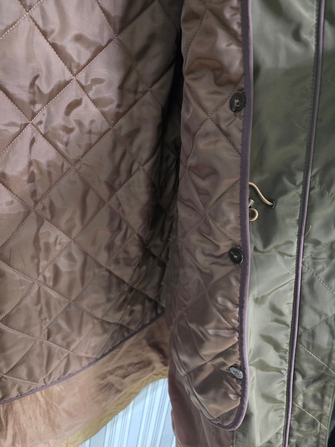 (85-160) 헤지스 여성 후드 누빔내피 야상자켓 상품이미지5