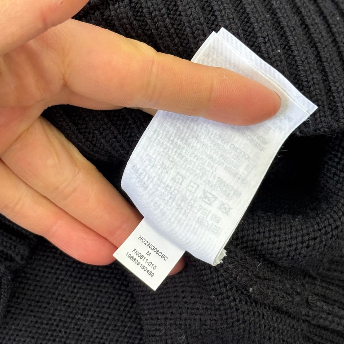 조던x아 마 마니에르 데미지 니트 후드 M(105) 상품이미지7